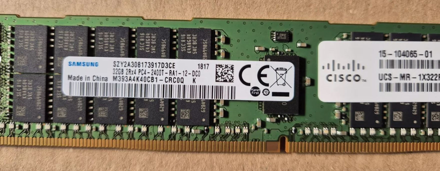 Samsung Cisco 32GB DDR4 2400MHZ